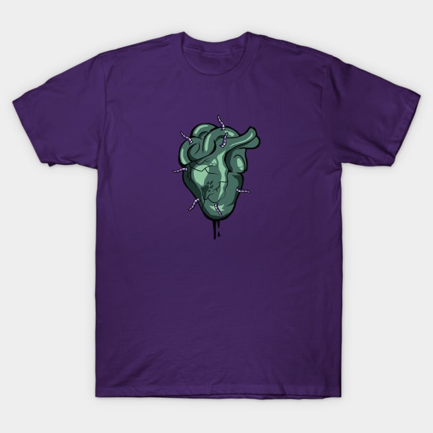 Zombie Heart T-Shirt by SlaughterSlash